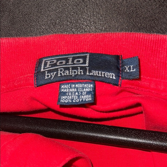Polo by Ralph Lauren Men's Red Polo Shirt - Picture 2 of 2
